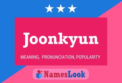 Joonkyun Name Poster