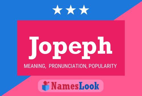 Jopeph Name Poster