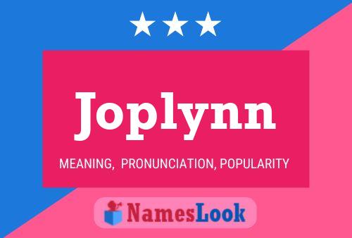 Joplynn Name Poster