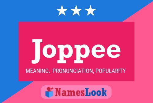 Joppee Name Poster