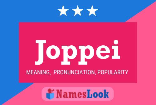 Joppei Name Poster