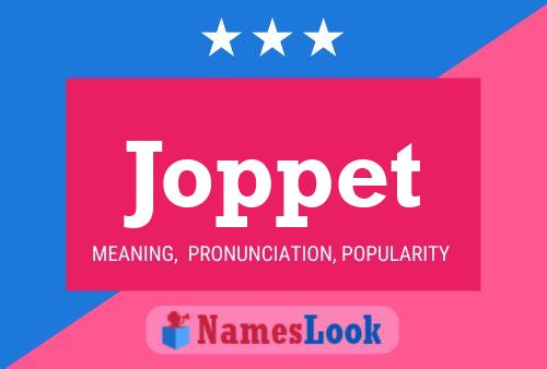 Joppet Name Poster