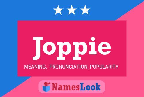 Joppie Name Poster