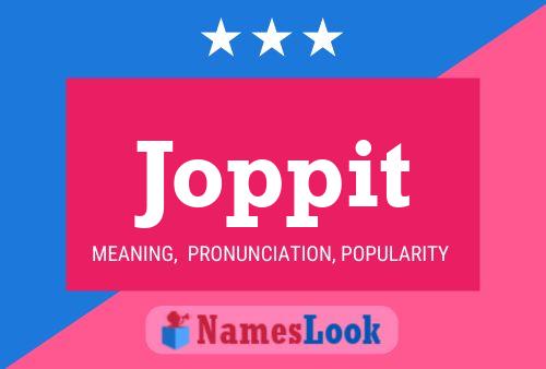 Joppit Name Poster