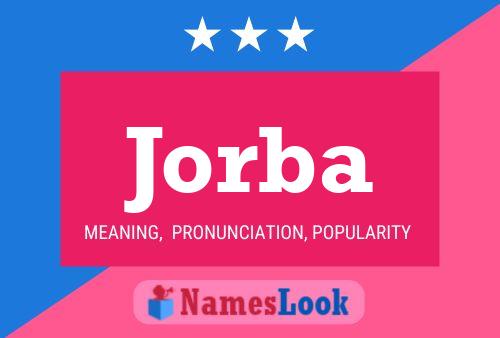 Jorba Name Poster