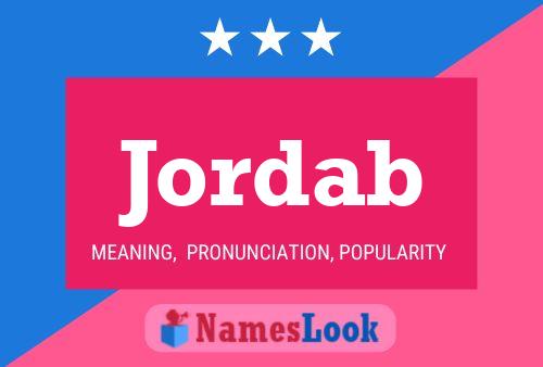 Jordab Name Poster