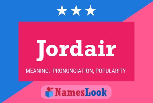 Jordair Name Poster