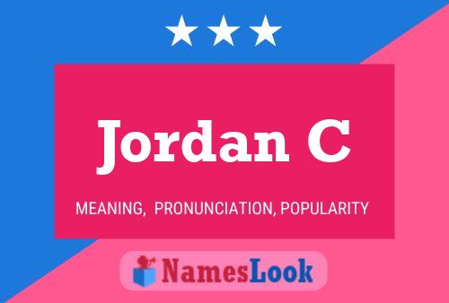 Jordan C Name Poster