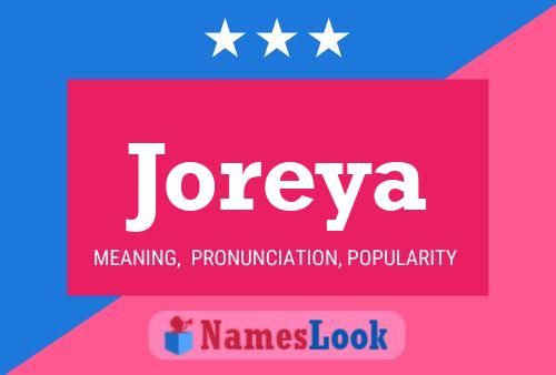 Joreya Name Poster