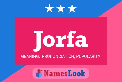 Jorfa Name Poster