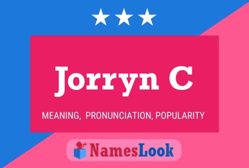 Jorryn C Name Poster