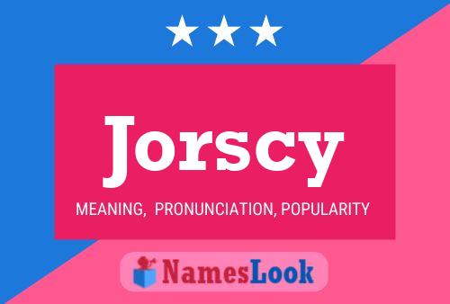 Jorscy Name Poster