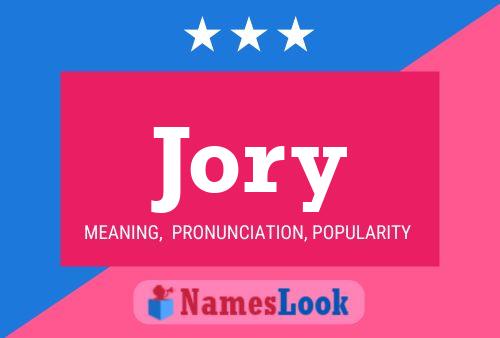 Jory Name Poster