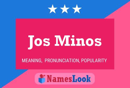 Jos Minos Name Poster