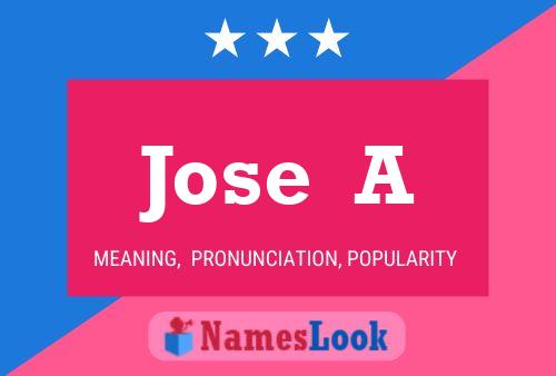 Jose  A Name Poster