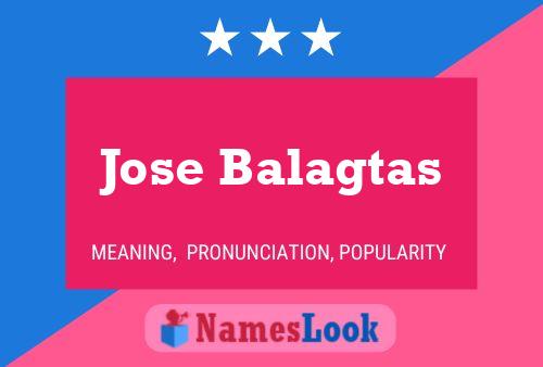 Jose Balagtas Name Poster