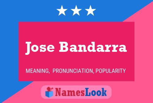 Jose Bandarra Name Poster