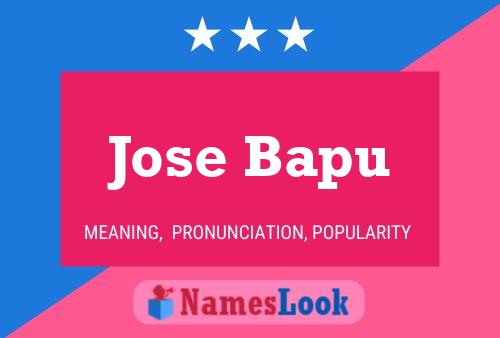 Jose Bapu Name Poster