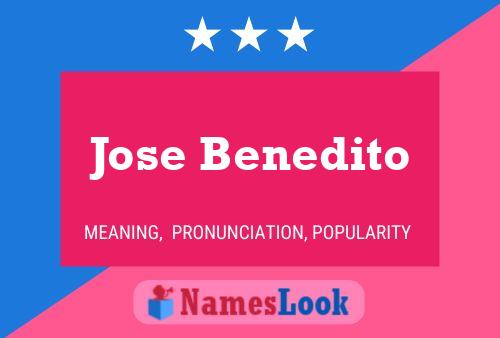 Jose Benedito Name Poster