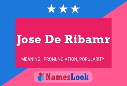 Jose De Ribamr Name Poster