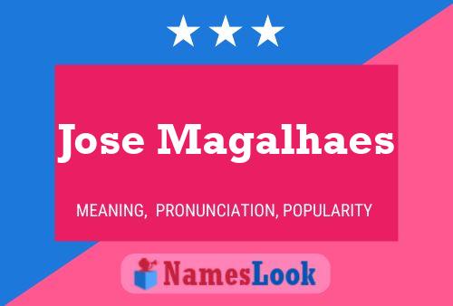 Jose Magalhaes Name Poster