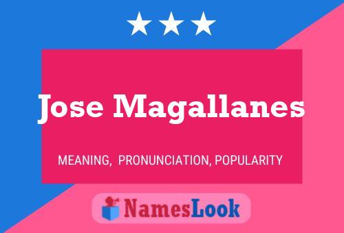 Jose Magallanes Name Poster