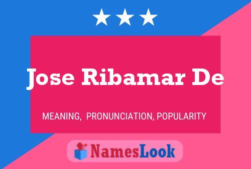 Jose Ribamar De Name Poster