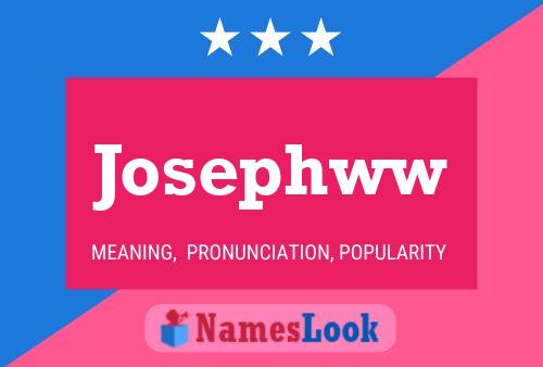 Josephww Name Poster