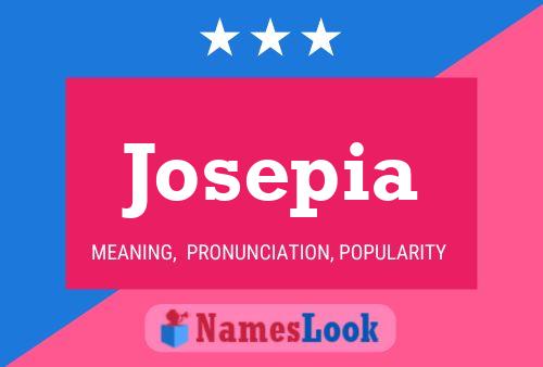 Josepia Name Poster