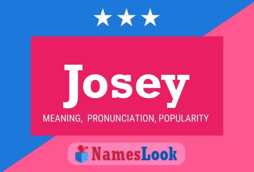 Josey Name Poster