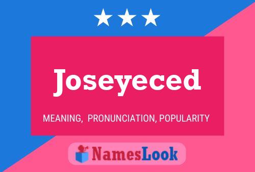 Joseyeced Name Poster