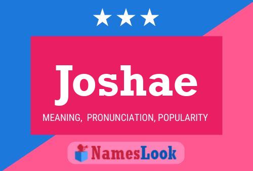 Joshae Name Poster