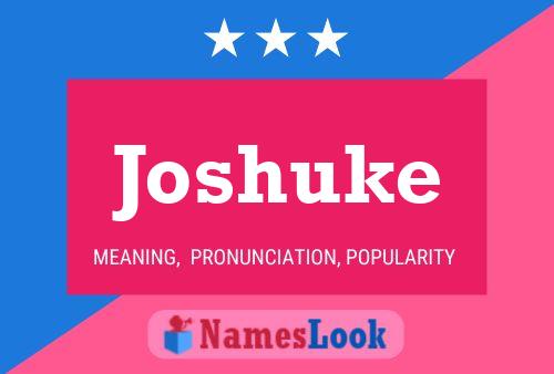 Joshuke Name Poster