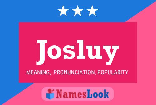 Josluy Name Poster