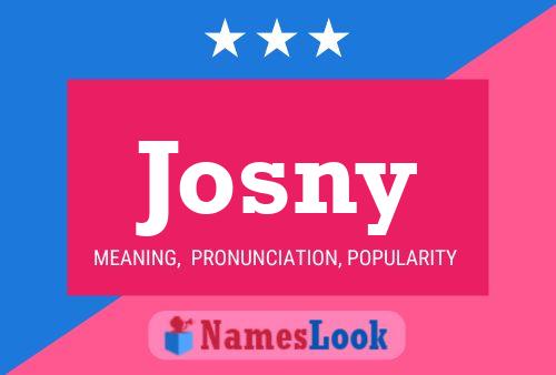 Josny Name Poster