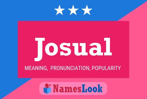 Josual Name Poster