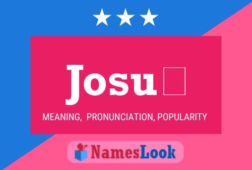 Josué Name Poster