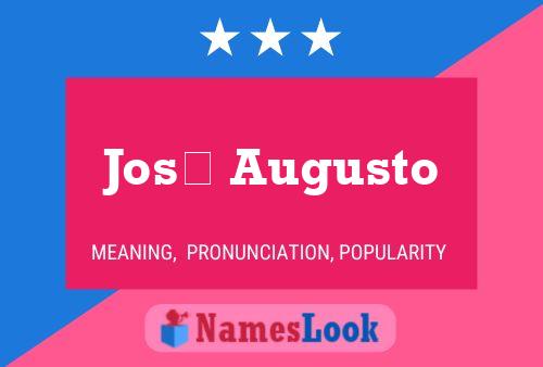 José Augusto Name Poster