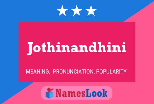 Jothinandhini Name Poster