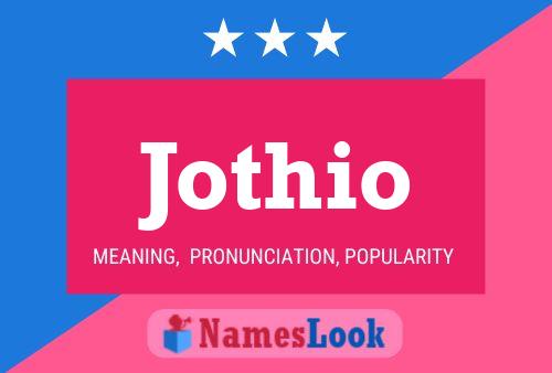 Jothio Name Poster