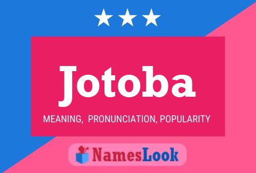 Jotoba Name Poster