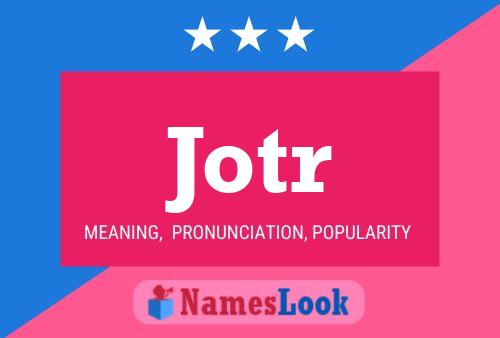 Jotr Name Poster