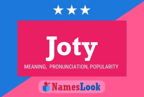 Joty Name Poster