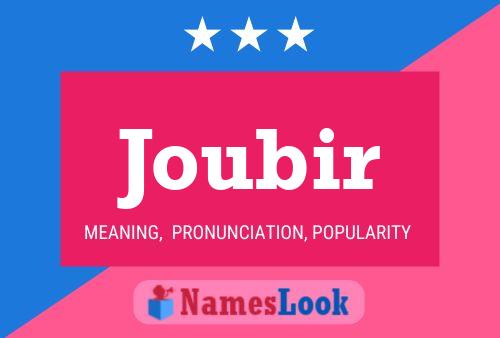 Joubir Name Poster