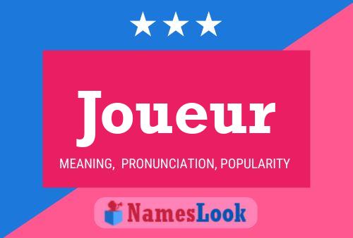 Joueur Name Poster