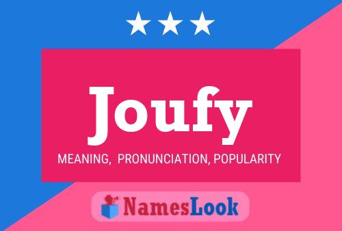 Joufy Name Poster