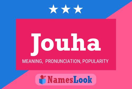 Jouha Name Poster