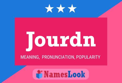 Jourdn Name Poster