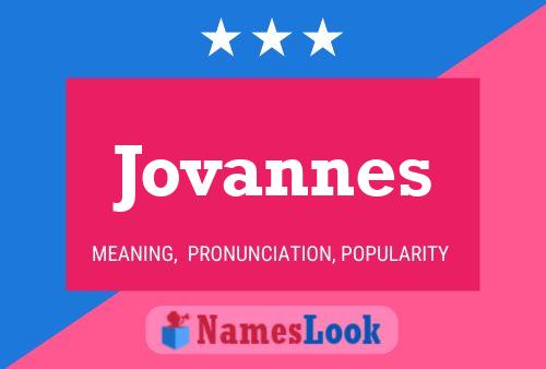 Jovannes Name Poster