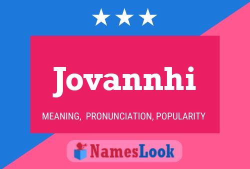 Jovannhi Name Poster